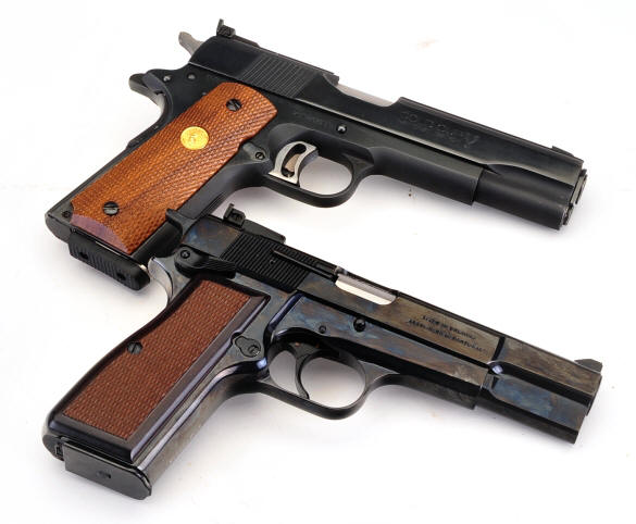 What is the difference between the browning 1911 and the browning hi-power?
